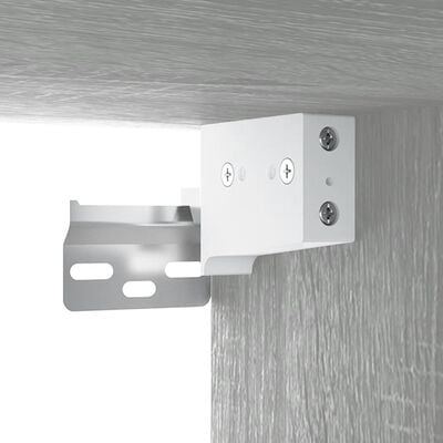 vidaXL Hanging Cabinet Grey Sonoma 35x34x90 cm Engineered Wood