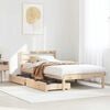 vidaXL Bed Frame without Mattress 90x200 cm Solid Wood Pine