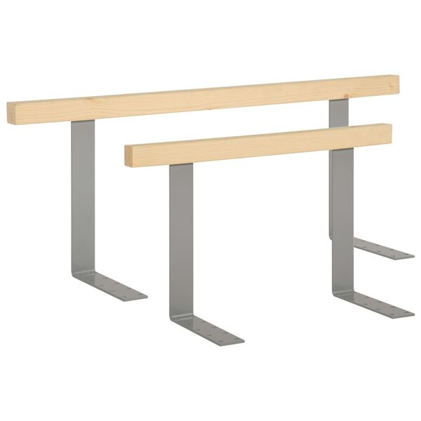 vidaXL Backrests for Pallet Sofa 2 pcs 110/70 cm Solid Pine Wood