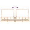 vidaXL Kids Bed Frame 70x140 cm Solid Wood Pine