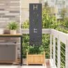 vidaXL Garden Privacy Screen Anthracite 32 x 140 cm Cold-rolled steel