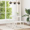 vidaXL Dining Table White 60 x 60 x 75 cm Solid Pine Wood