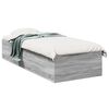 vidaXL Bed Frame without Mattress Grey Sonoma 90x200 cm