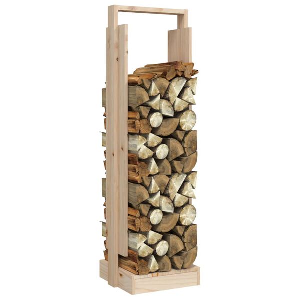 vidaXL Log Holder 33.5x30x110 cm Solid Wood Pine
