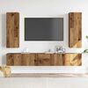 vidaXL 5 Piece TV Cabinet Set Wall-mounted Old Wood Engineered Wood