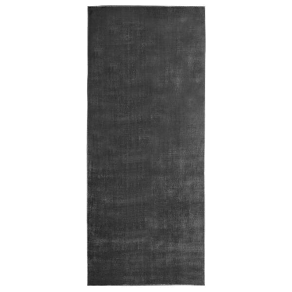 vidaXL Carpet Runner Washable Foldable Anthracite 80x200 cm Polyester