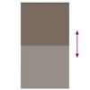 vidaXL Roller Blind Blackout Coffee 135x230 cm Fabric Width 131.6 cm Polyester