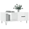 vidaXL Coffee Table High Gloss White 90x50x40 cm Engineered Wood