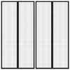 vidaXL Insect Door Curtains 2 pcs with Magnet Blocks Black 220x100 cm