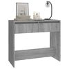 vidaXL Console Table Grey Sonoma 89x41x76.5 cm Engineered Wood