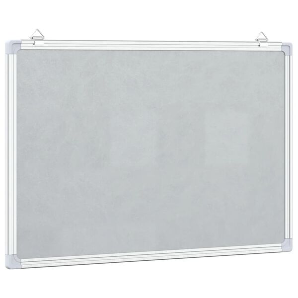 vidaXL Magnetic Whiteboard 80x60x1.7 cm Aluminium
