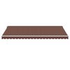 vidaXL Automatic Retractable Awning Brown 500x350 cm