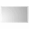 vidaXL LED Bathroom Mirror Transparent 70 x 40 cm Tempered Glass