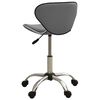 vidaXL Salon Spa Stool Grey Faux Leather