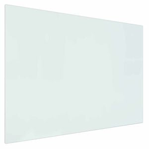 vidaXL Fireplace Glass Plate Transparent 80 x 60 cm Glass