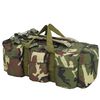 vidaXL 3-in-1 Army-Style Duffel Bag 45 L Camouflage