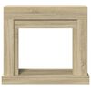 vidaXL Fireplace Surround Sonoma Oak 100x30x87.5 cm Engineered Wood