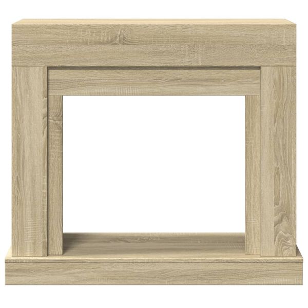 vidaXL Fireplace Surround Sonoma Oak 100x30x87.5 cm Engineered Wood