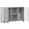 vidaXL Sideboard Grey Sonoma 88.5 x 30.5 x 55.5 cm Engineered Wood