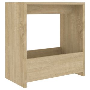 vidaXL Side Table Sonoma Oak 50x26x50 cm Engineered Wood