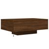 vidaXL Coffee Table with LED Lights Brown Oak 85x55x31 cm