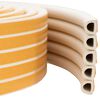 vidaXL Self-Adhesive Window Seal White 12 x 10 mm 12 m EPDM Foam