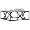 vidaXL Coffee Table Grey Sonoma 70x70x30 cm Engineered Wood