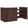vidaXL TV Cabinet Brown Oak 80x35x40 cm Engineered Wood