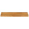 vidaXL Table Top Live Edge 80x30x2.5 cm Solid Wood Mango