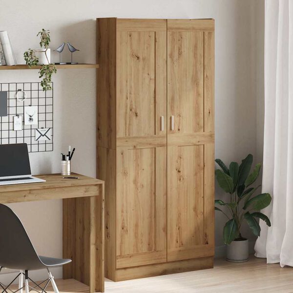 vidaXL Highboard Artisan Oak 82.5x30.5x185 cm Engineered Wood