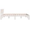 vidaXL Bed Frame without Mattress White 120x190cm Small Double