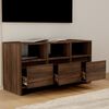 vidaXL TV Cabinet Brown Oak 102x37.5x52.5 cm Engineered Wood