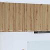 vidaXL Hanging Cabinet 2 pcs Artisan Oak and White 30 x 31 x 80 cm