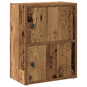 vidaXL Bookcase Old Wood 40x24x52 cm Engineered Wood