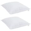 vidaXL Duvet with Pillows with Pillow 3 pcs White Microfiber
