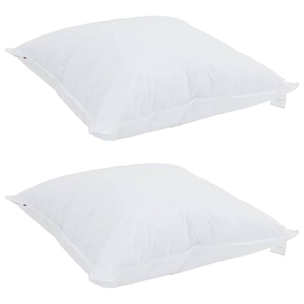 vidaXL Duvet with Pillows with Pillow 3 pcs White Microfiber