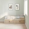 vidaXL Bed Frame with Drawer Sonoma Oak 90 x 200 cm Engineered Wood