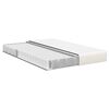 vidaXL Bed Mattress with Mattress Cream 140 x 200 cm Fabric