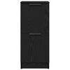 vidaXL Sideboard 2 pcs Black Oak 30 x 30 x 70 cm Engineered Wood