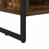 vidaXL TV Cabinet Smoke Oak 100 x 36 x 49.5 cm Engineered Wood