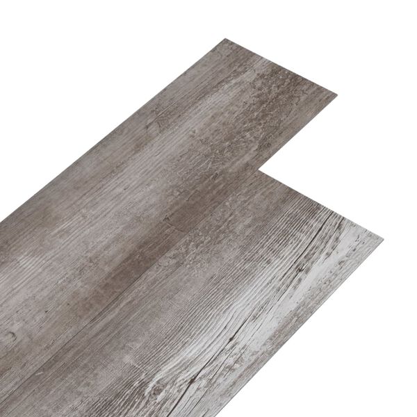 vidaXL Self-adhesive PVC Flooring Planks 5.21 m? 2 mm Matt Wood Brown