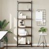 vidaXL Bookcase 6-Tier Brown Oak 60x30x188 cm Engineered Wood