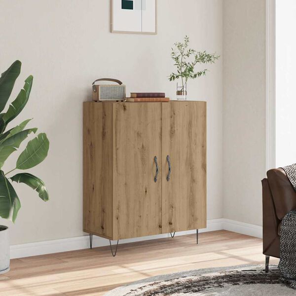 vidaXL Sideboard Artisan Oak 69.5x34x90 cm Engineered Wood