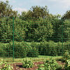 vidaXL Wire Mesh Fence Green 2x25 m Galvanised Steel