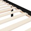 vidaXL Bed Frame without Mattress Black Double Solid Wood