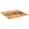 vidaXL Table Top 70x70x1.5 cm Square Solid Wood Rough Mango