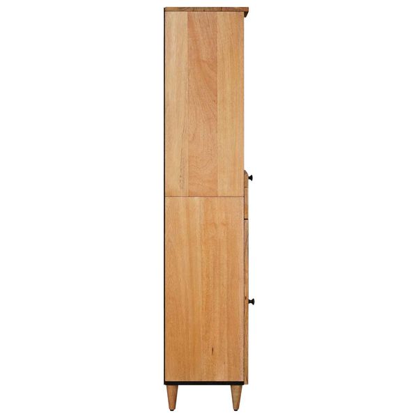 vidaXL Bathroom Cabinet Natural 38 x 33 x 160 cm Solid Mango Wood