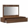 vidaXL Dressing Table Brown 100 x 40 x 70 cm Engineered Wood