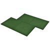 vidaXL Fall Protection Tiles 6 pcs Rubber 50x50x3 cm Green