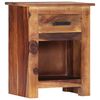 vidaXL Nightstand 40x30x50 cm Solid Wood